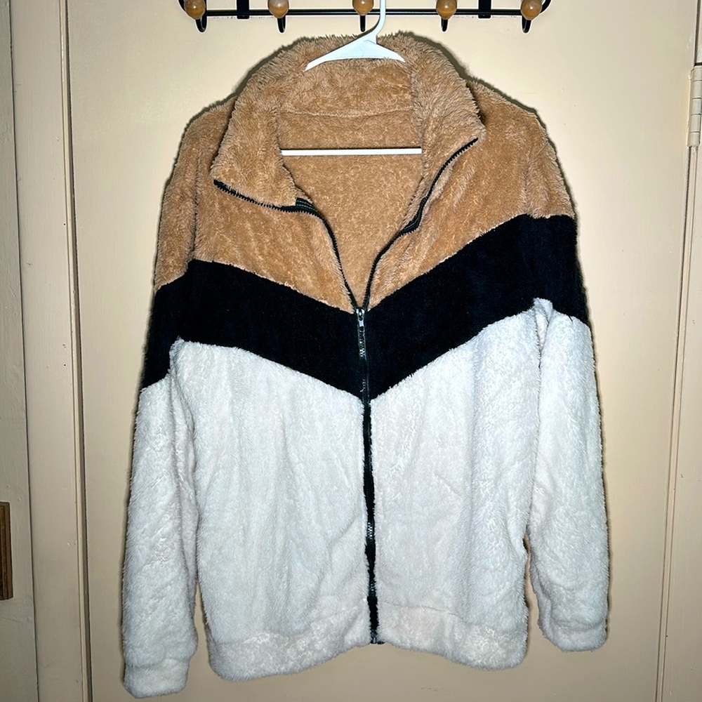 Chevron Fleece Jacket